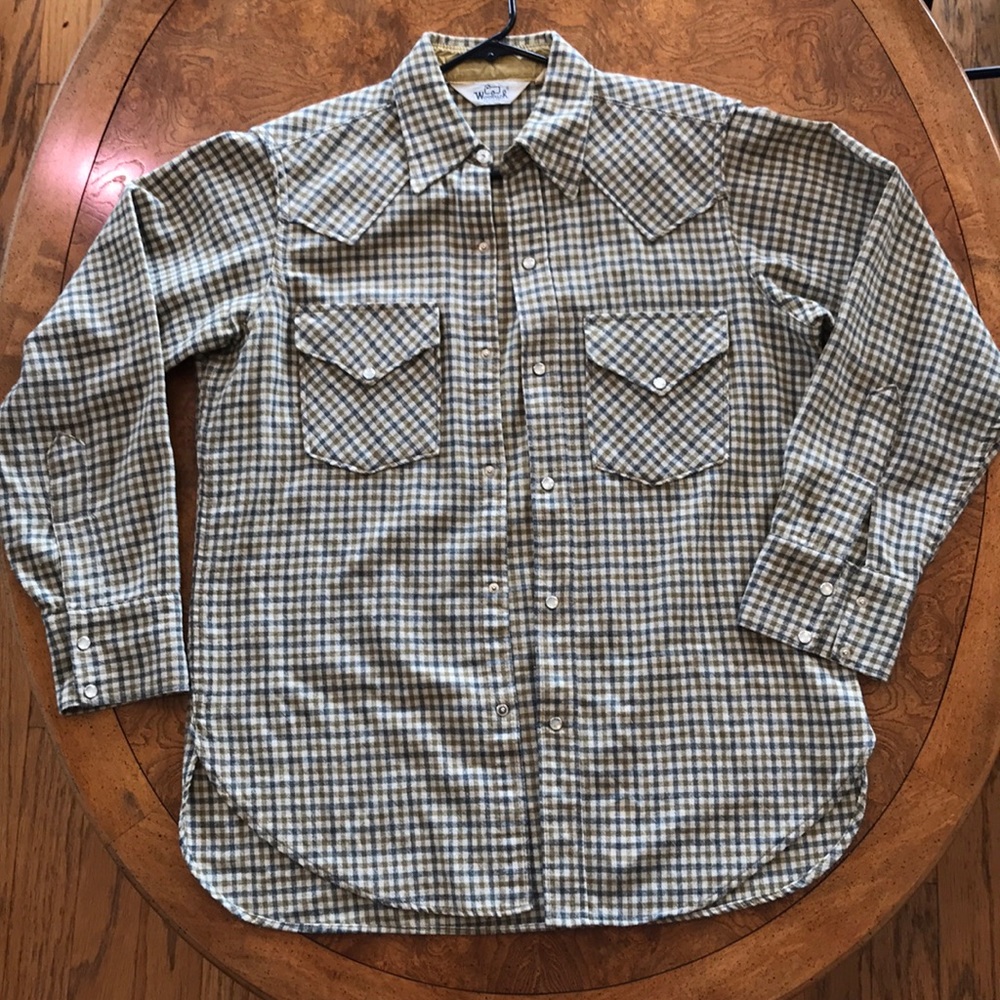 Vintage Wool Button Down Woolrich - image 1